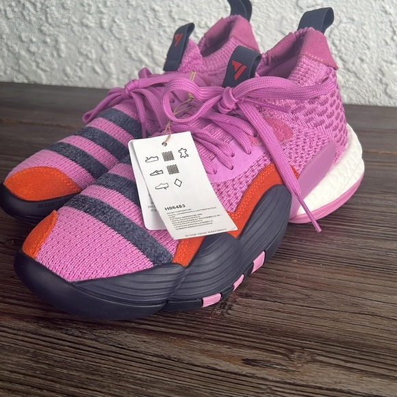 Adidas Trae Young 2.0 Stratosphere Boost Basketball Shoes Pink Size 7 - Picture 2 of 10